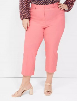 Women Lane Bryant 4-Season Slim Capri Pants Coral | DKX7251UL