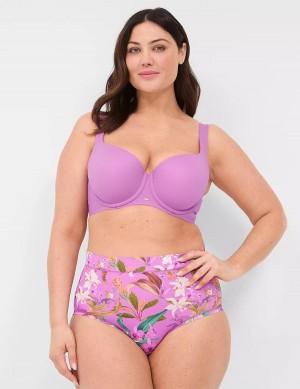 Women Lane Bryant Comfort Bliss Full Briefs Purple | WXS3266IL