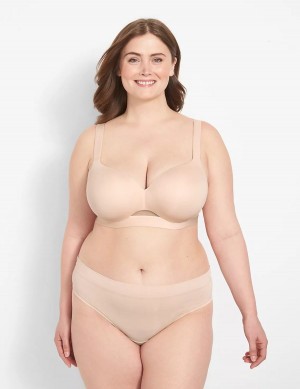 Women Lane Bryant Comfort Bliss Lightly Lined Balconette Bra Brown | DOR178WU