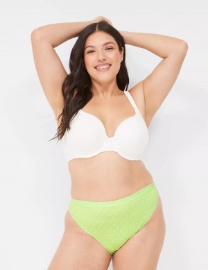 Women Lane Bryant Cotton French Cut Briefs Green | KAI1990HM