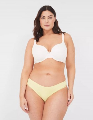 Women Lane Bryant Crush Cotton Dipped Tanga Briefs Yellow | DUL6999CL