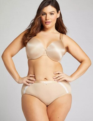 Women Lane Bryant Extra Soft Full Briefs Beige | IZS4322QF