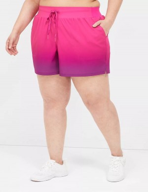 Women Lane Bryant LIVI Stretch Woven Shorts Pink | GTP3986AH