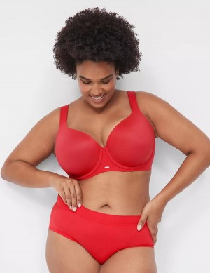 Women Lane Bryant Modern Luxe Lightly Lined Balconette Bra Red | IXJ8316HS