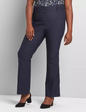 Women Lane Bryant Tighter Tummy High-Rise Boot 4-Season Pants Blue | SPX9975YL