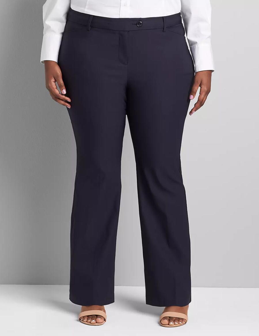 Women Lane Bryant Boot 4-Season Pants Blue | KYE7253IM