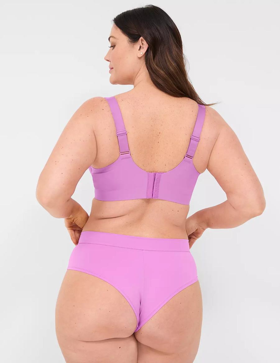 Women Lane Bryant Comfort Bliss Cheeky Panty Purple | FVM6684JB