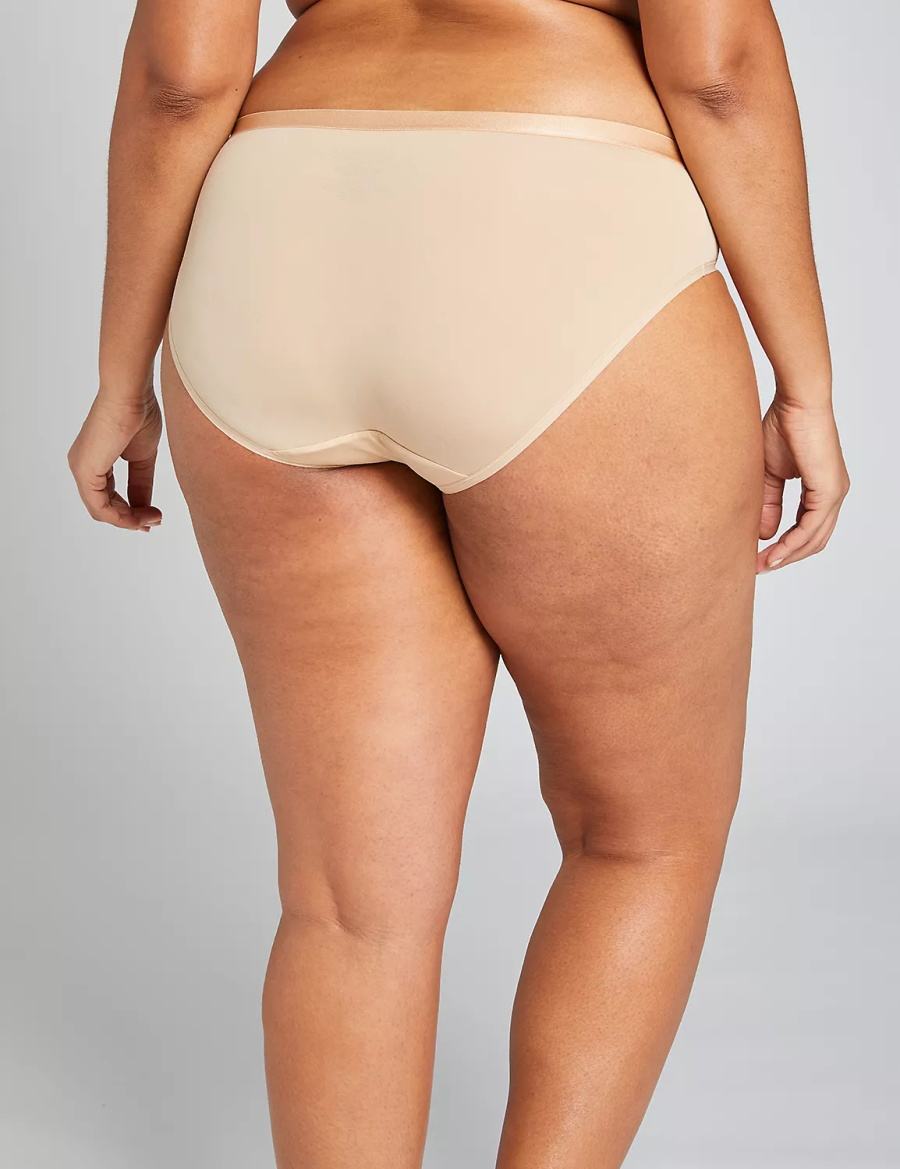 Women Lane Bryant Extra Soft Hipster Panty Beige | XQF8258LY