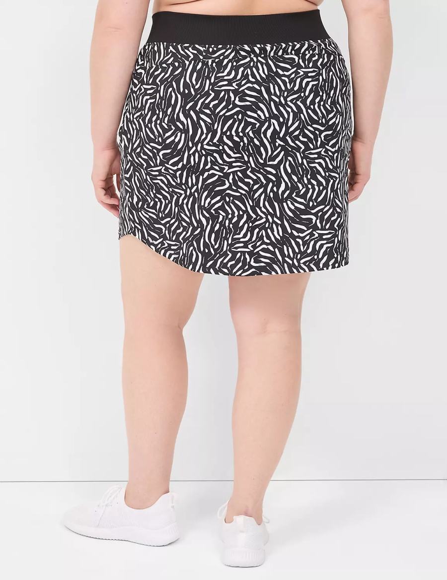 Women Lane Bryant LIVI Knit Shorts Black | OBO1517WV